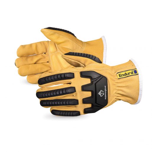 Superior Endura Impact Resistant Goatskin Driver Glove with Oilbloc Style 378GKVSB