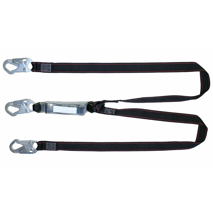 DURA GUARD Twin Leg Energy-Absorbing Lanyard Style LY1M8P00S00S24D0